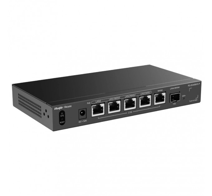 Маршрутизатор Ruijie Reyee RG-EG406XS-P 6-портовий PoE з хмарним керуванням