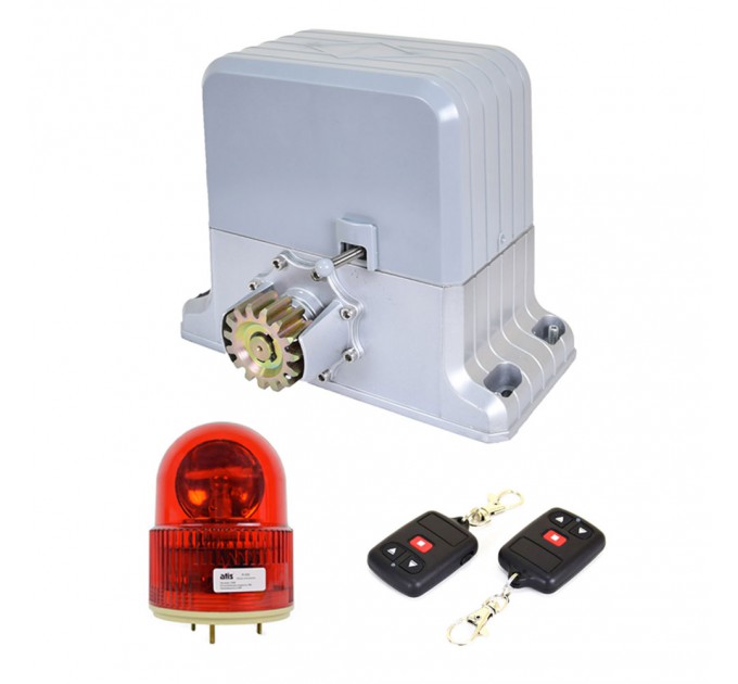 Комплект автоматики для откатных ворот весом до 1800 кг Weilai DGY1800Pro kit с сигнальной лампой Комплект автоматики для откатных ворот весом до 1800 кг Weilai DGY1800Pro kit с сигнальной лампой