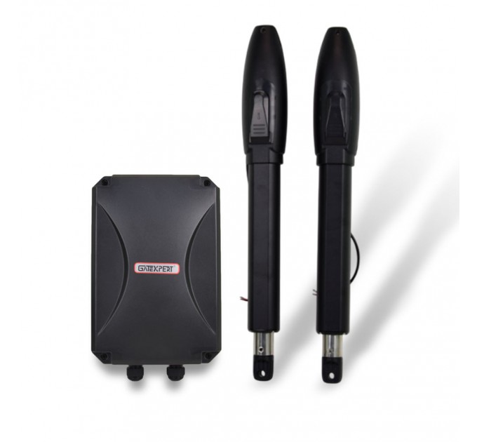 Автоматика для распашных ворот GATEXPERT SW300DC Black (dual arms) комплект Автоматика для распашных ворот GATEXPERT SW300DC Black (dual arms) комплект