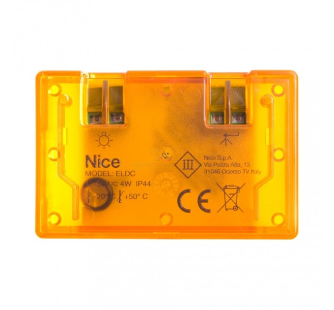 Сигнальная лампа Nice ELDC 12-36В со встроенной антенной для ворот и шлагбаумов