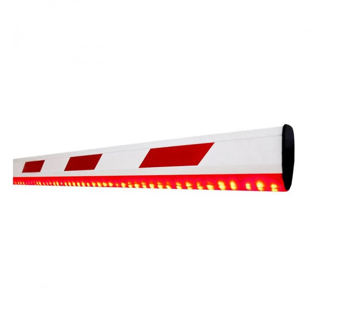 Стрела для шлагбаума ZKTeco CMP и BG1000 LED Boom длиной 4.5м c LED подсветкой Стрела для шлагбаума ZKTeco CMP и BG1000 LED Boom длиной 4.5м c LED подсветкой