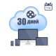Облачное хранение для P2P камер ATIS на 1 год с глубиной архива 30 дней