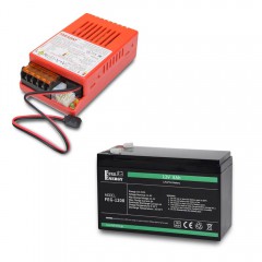 Комплект бесперебойного питания БП Faraday Electronics UPS 35W Smart ASCH PL (LFP) + литиевый (LiFePO4) аккумулятор 12В 8А·ч Full Energy FEG-128