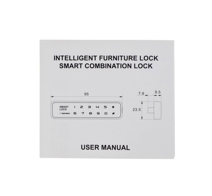 Меблевий замок з кодовою клавіатурою SEVEN LOCK P-11