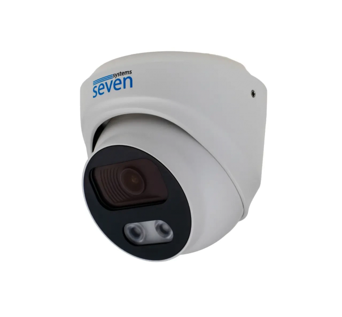 Комплект відеоспостереження на 1 купольну 5 Мп IP-камеру SEVEN KS-7211OW-5MP