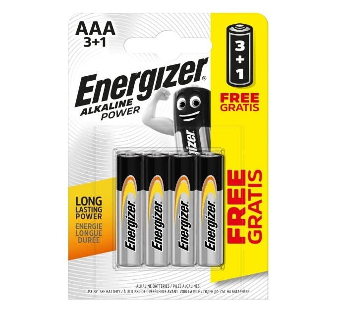 Батарейка Energizer AAA Alkaline Power 4 шт
