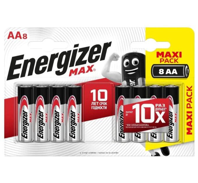 Батарейка Energizer AA Max 8 шт