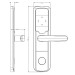 Електронний RFID замок для готелів та офісів SEVEN LOCK SL-7731 bronze