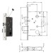 Електронний RFID замок для готелів та офісів SEVEN LOCK SL-7731 bronze
