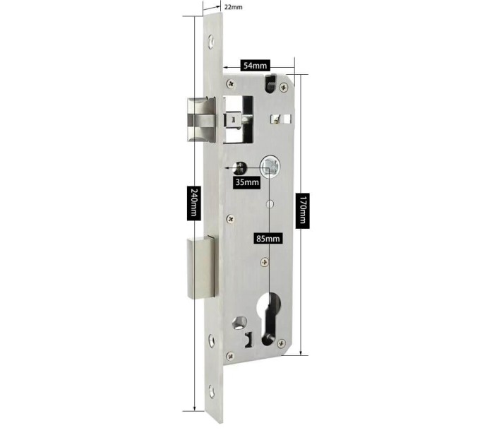 Електронний RFID замок для офісів SEVEN LOCK SL-7737S black ID MF