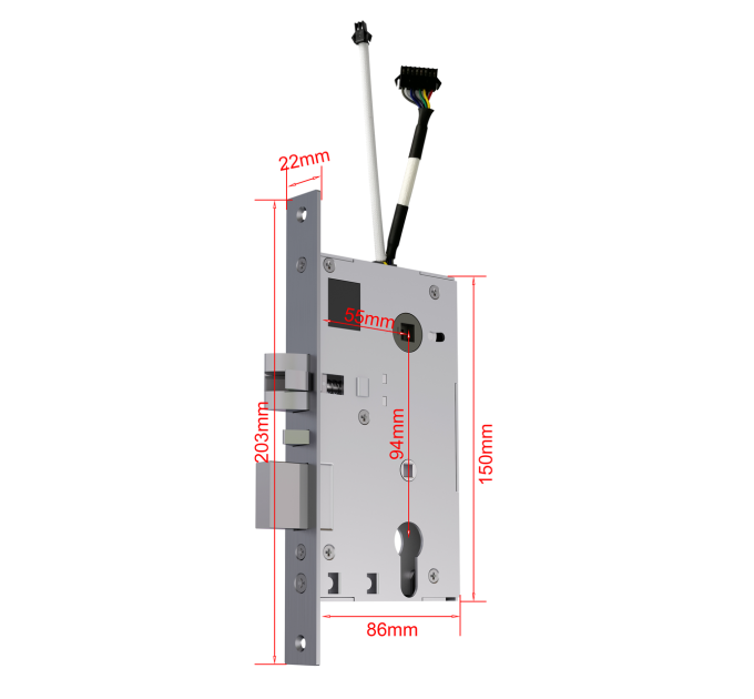 Розумний дверний замок SEVEN LOCK SL-7735B black