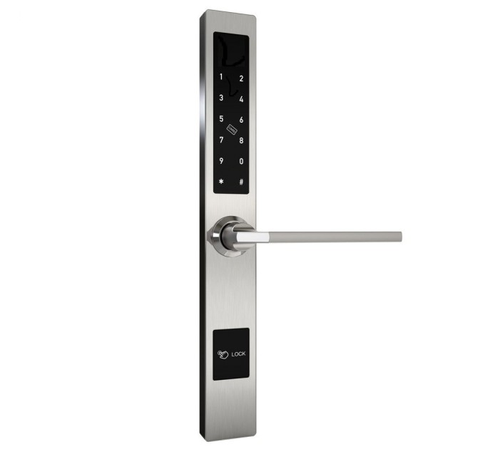 Розумний дверний замок SEVEN LOCK SL-7732B silver