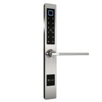 Розумний дверний біометричний замок SEVEN LOCK SL-7732BF silver