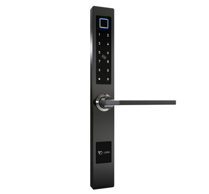 Розумний дверний біометричний замок SEVEN LOCK SL-7732BF black