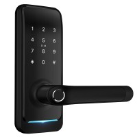 Розумний дверний біометричний замок SEVEN LOCK SL-7738SH black