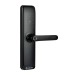 Розумний дверний біометричний замок SEVEN LOCK SL-7767BF black (врізна частина 6068)