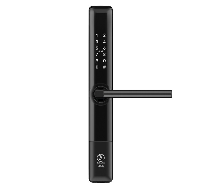 Розумний дверний замок SEVEN LOCK SL-7762B black