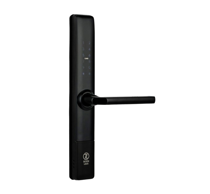 Розумний дверний замок SEVEN LOCK SL-7762B black