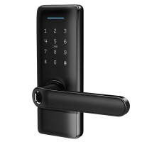 Розумний дверний біометричний замок SEVEN LOCK SL-7766BF black