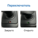 Розумний дверний біометричний замок SEVEN LOCK SL-7766BF black