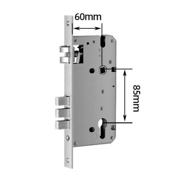 Розумний дверний біометричний замок SEVEN LOCK SL-7766BF black