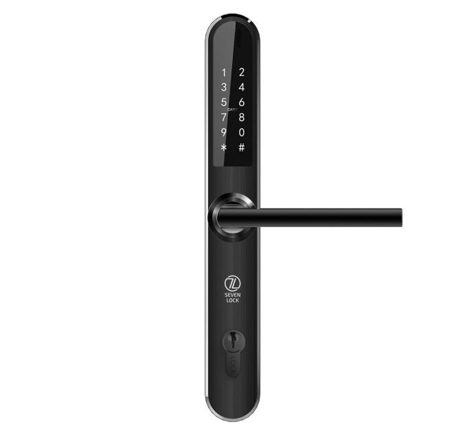 Розумний дверний замок SEVEN LOCK SL-7761B black