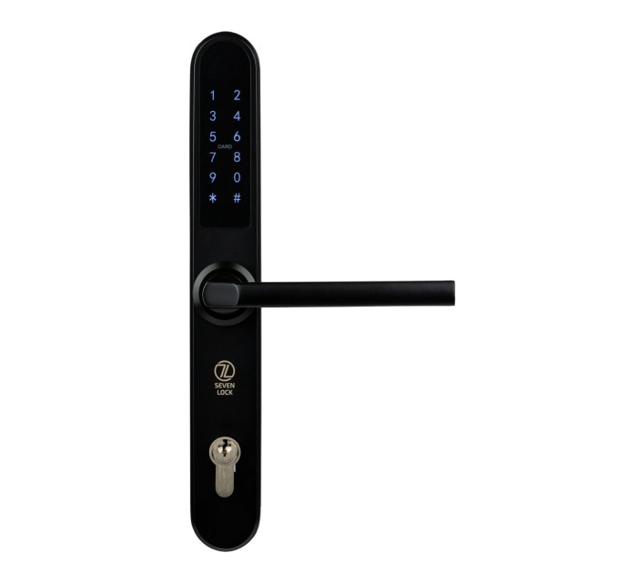 Розумний дверний замок SEVEN LOCK SL-7761B black