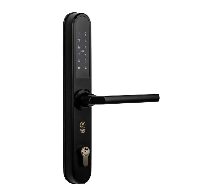 Розумний дверний замок SEVEN LOCK SL-7761B black
