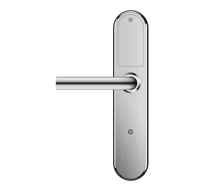 Розумний дверний біометричний замок SEVEN LOCK SL-7768BF silver (врізна частина (252) 6085)