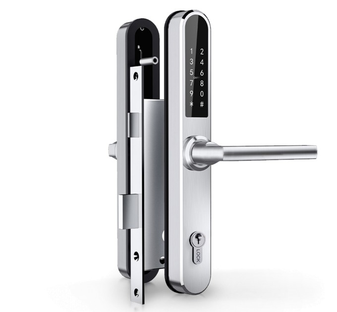 Розумний дверний замок SEVEN LOCK SL-7761B EN silver