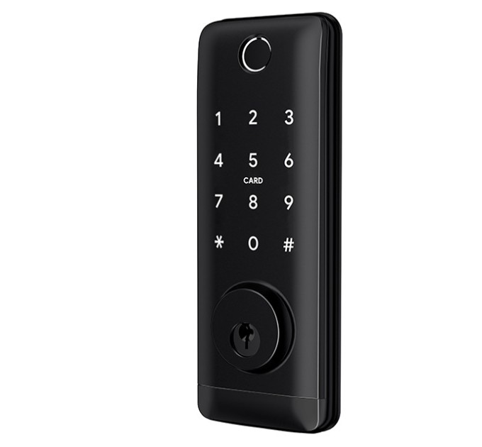 Розумний дверний біометричний замок SEVEN LOCK SL-7764BF black