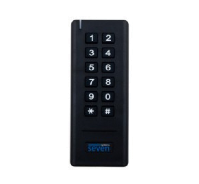 Бездротова клавіатура з вбудованим зчитувачем SEVEN LOCK SK-7712b