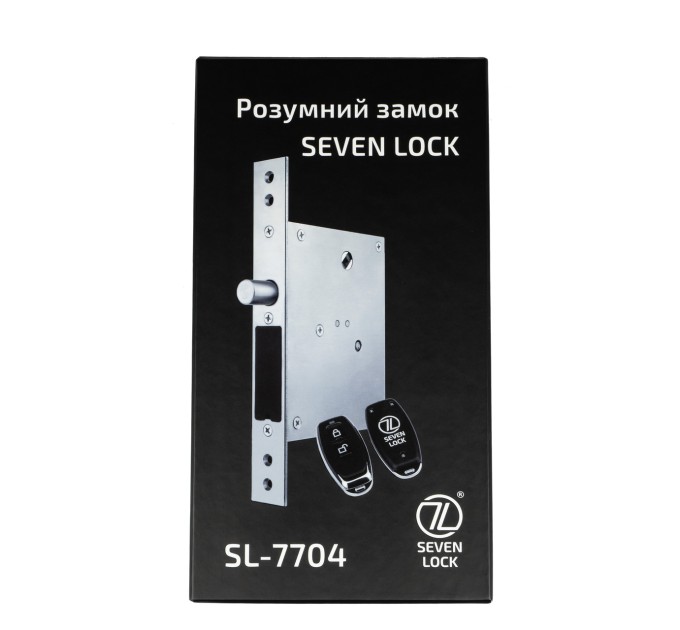 Розумний врізний замок невидимка SEVEN LOCK SL-7704