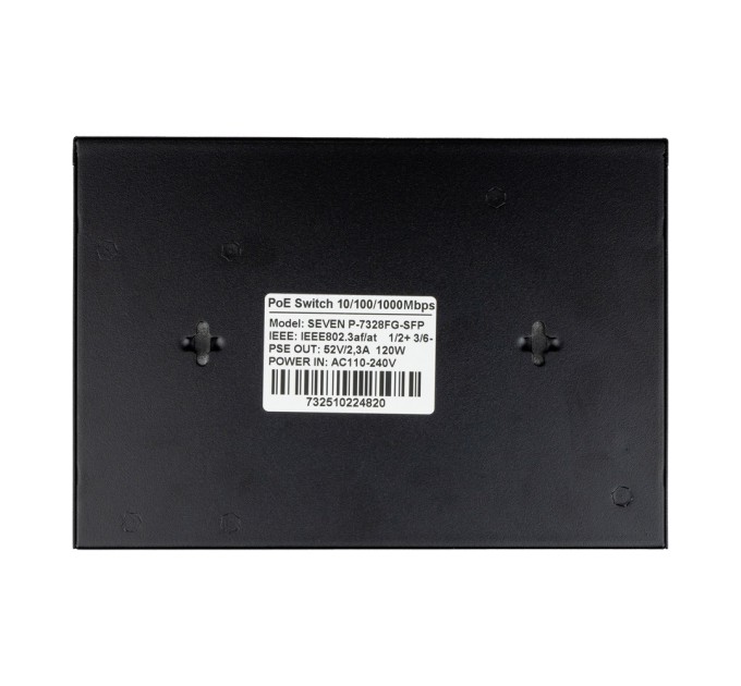 PoE комутатор (switch) 8 портів SEVEN P-7328FG-SFP
