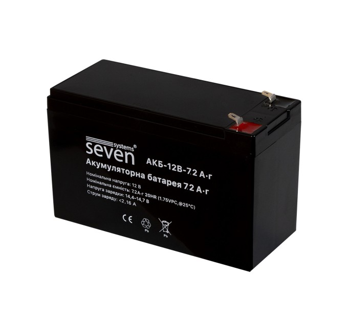 Акумуляторна батарея SEVEN 12В/7,2Аг