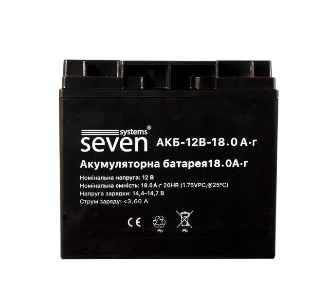Акумуляторна батарея SEVEN 12В/18Аг
