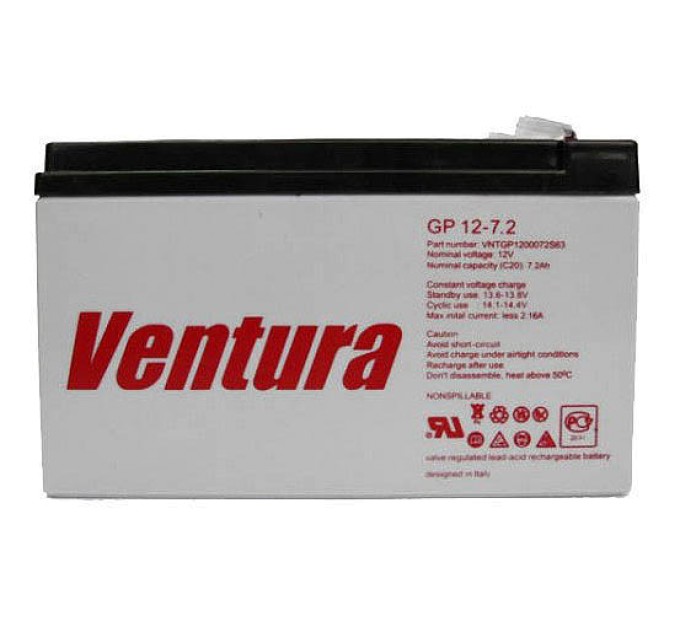 Акумуляторна батарея 12В/7,2Аг Ventura GP 12-7,2