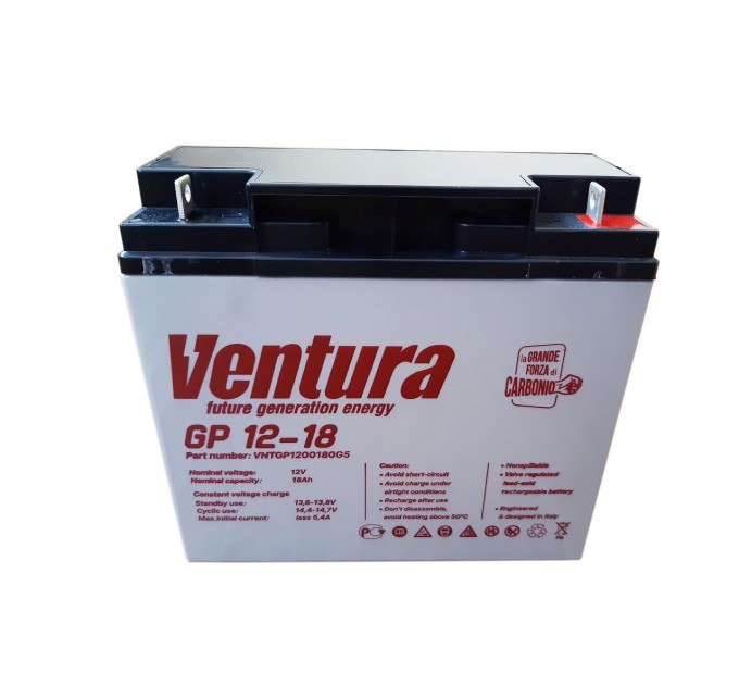 Акумуляторна батарея 12В/18Аг Ventura GP 12-18