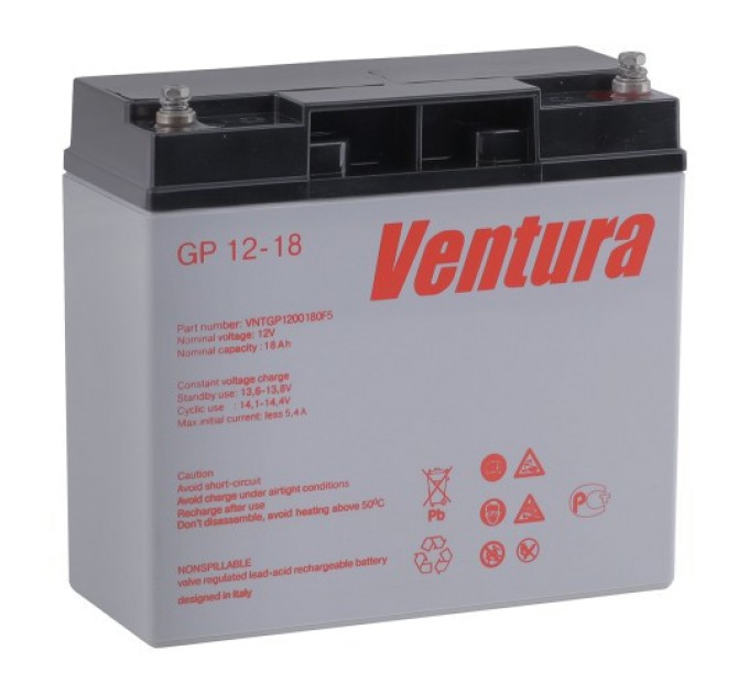 Акумуляторна батарея 12В/18Аг Ventura GP 12-18
