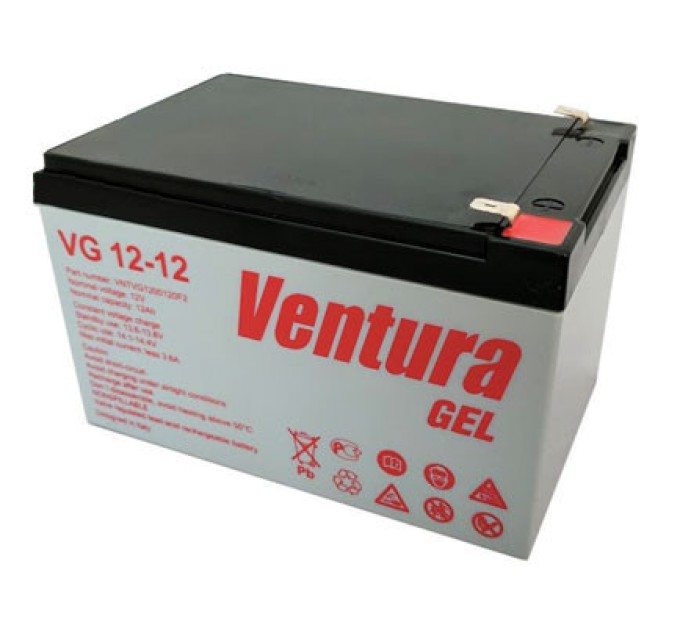 Акумуляторна батарея 12В/12Аг Ventura VG GEL 12-12