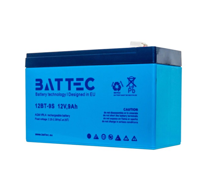 Акумуляторна батарея 12В/9Аг BATTEC