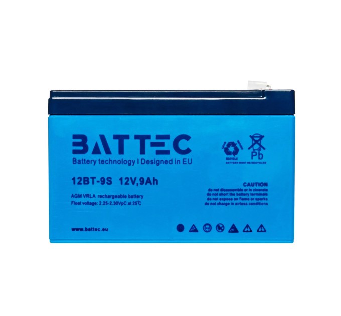 Акумуляторна батарея 12В/9Аг BATTEC