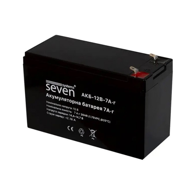 Акумуляторна батарея SEVEN 12В/7Аг