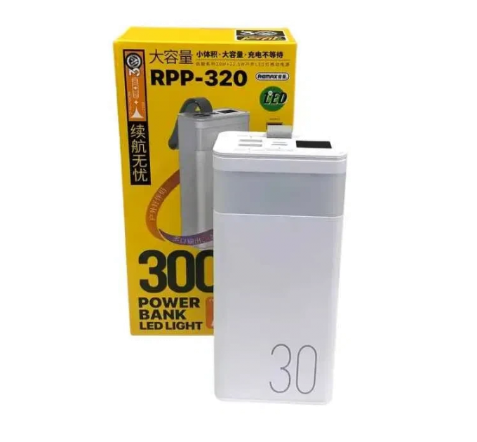 Повербанк Remax RPP-320 22.5W 30000 мАг white