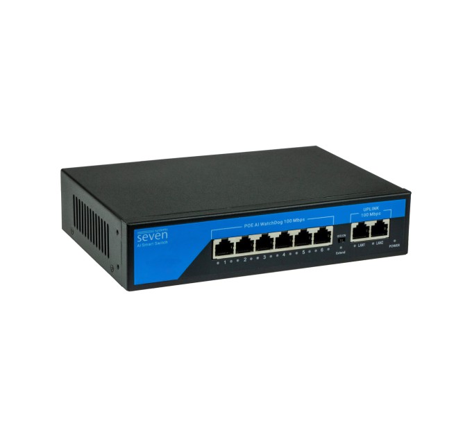 PoE комутатор 6 портів SEVEN P-7326