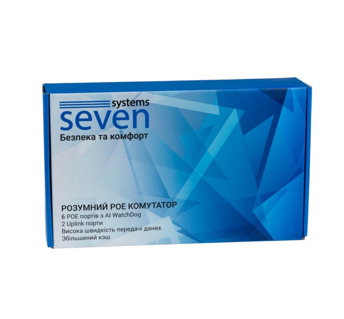 PoE комутатор 6 портів SEVEN P-7326