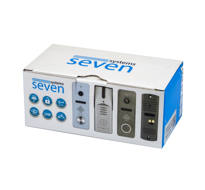 Виклична панель домофону SEVEN CP-7507 FHD silver