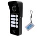 Виклична панель домофону з вбудованим зчитувачем карток SEVEN CP-7504/4 RFID black