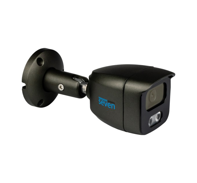 IP-відеокамера 5 Мп вулична SEVEN IP-7225PA PRO black 3,6 мм