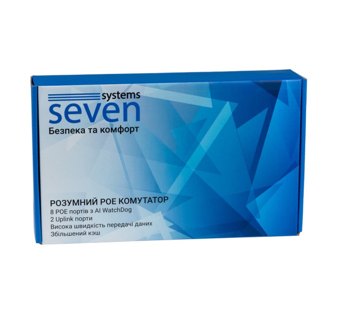 PoE комутатор 8 портів SEVEN P-7328G-SFP